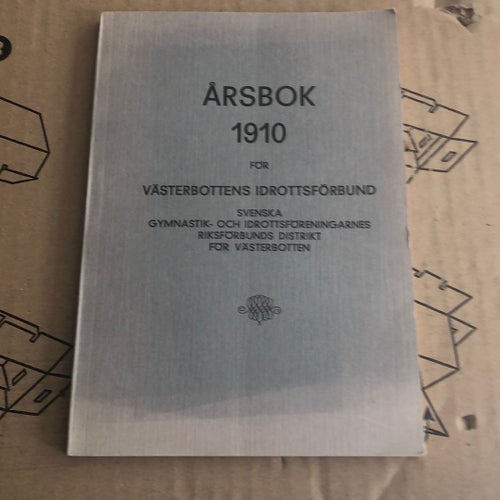 Årsbok 1910 för Västerbottens Idrottsförbund