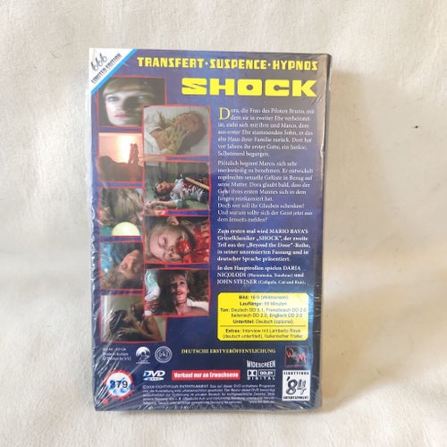 Shock (1977) DVD Mario Bava Daria Nicolodi John Steiner