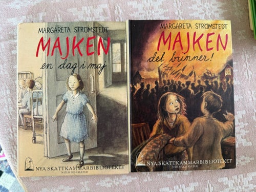 Majken en dag i maj, Majken det brinner! av Margareta Strömstedt, 1983 Vintage