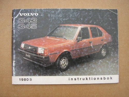 VOLVO Instruktionsbok 343 345 1980