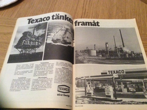 Motor Nr 18/19 1981 Opel Ascona,Volvo 345,Texaco reklam,Ford Escort,Datsun 280 Z