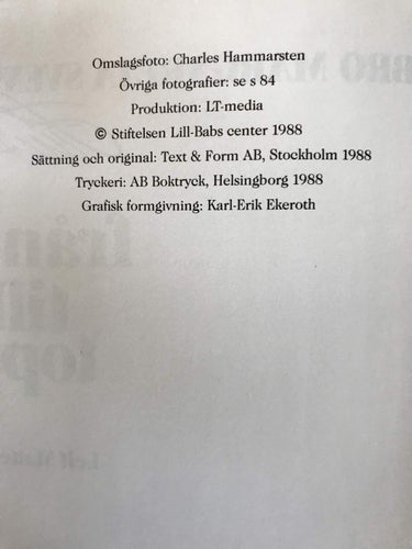 LILLBABS FRÅN TÅ TILL TOPP Barbro Margareta Svensson Leif Matteson 1988