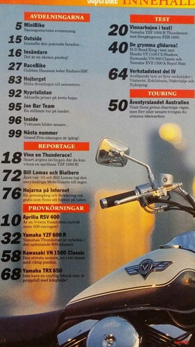 Super Bike nr 5 1996: Kawasaki VN 800 Classic, Honda VT 1100 C2 Shadow