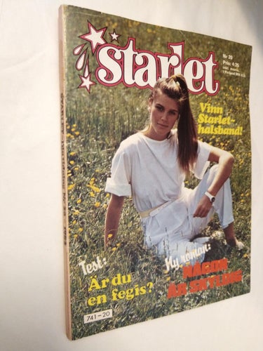 Starlet 1982 nr 20 Christopher Atkins, Lena Maria Gårdenäs Very Good