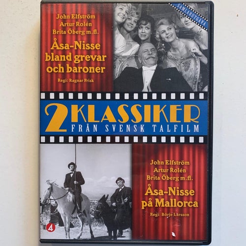 ÅSA-NISSE BLAND GREVAR OCH BARONER + ÅSA NISSE PÅ MALLIRCA. DVD SV -61 & -62.