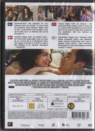 LOVE & OTHER DRUGS - DVD (INPLASTAD)