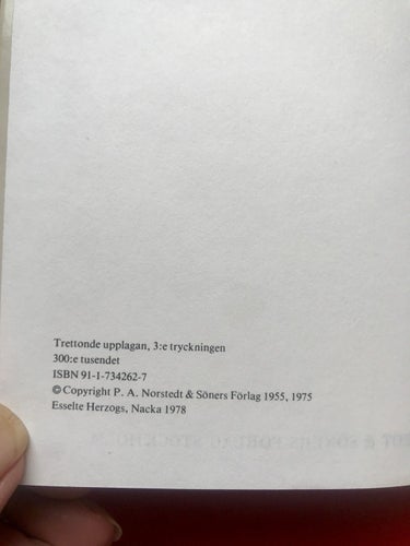 FÄLTFLORA Fanerogamer Björn Ursing 1978