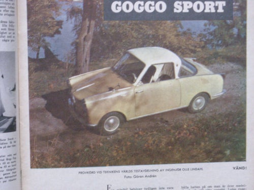 nybilstest av Goggomobil från 1958