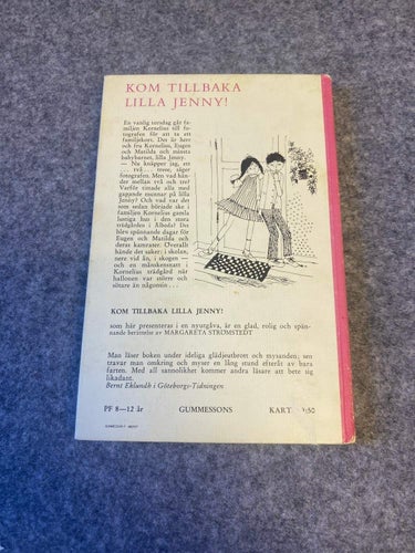 Margareta Strömstedt - Kom tillbaka lilla Jenny