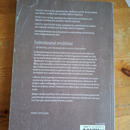 Evidensbaserad omvårdnad : en bro mellan forskning och klinisk verksamhet