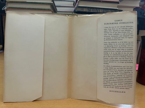 Gamle europæiske bybilleder av Georg Braun, Franz Hogenberg bok, Very Fine plus
