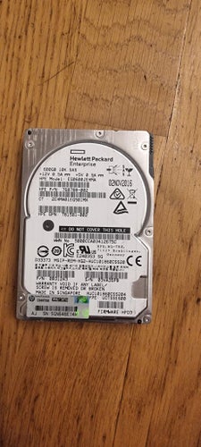600GB 10k SAS Hårddisk
