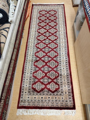 Pakistan 2-ply matta – Äkta klassisk handknuten matta 61 X 175 cm