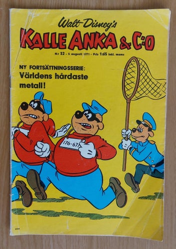 Kalle Anka & C:O Nr 32 1971
