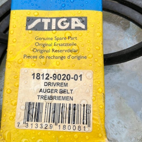 STIGA 1812-9020-01 Drivrem / Auger Belt