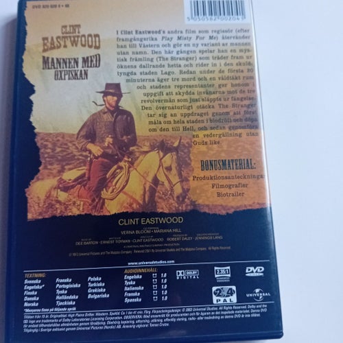 Mannen med oxpiskan - High Plains Drifter - Clint Eastwood - DVD