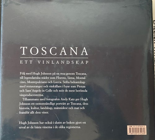 Toscana Ett Vinlandskap av Hugh Johnson, 1999 På svenska .