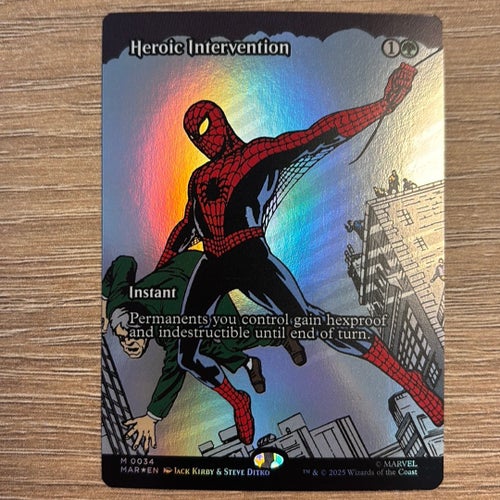 Heroic Intervention M 0034 Marvel Spindelmannen