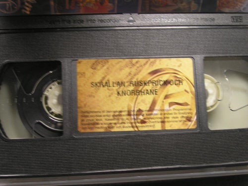 Skrållan, Ruskprick och Knorrhane, VHS, Astrid Lindgren