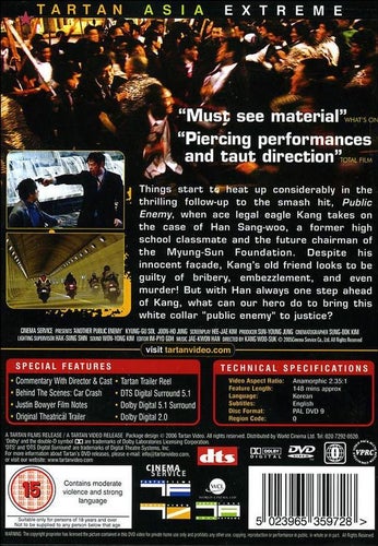 Another Public Enemy (2005) Woo Suk Kang med Sol Kyung-gu och Jeong Jun-ho.