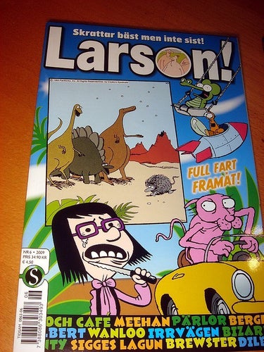 LARSON (svensk) NY OLÄST Nr 6 2009 !!!