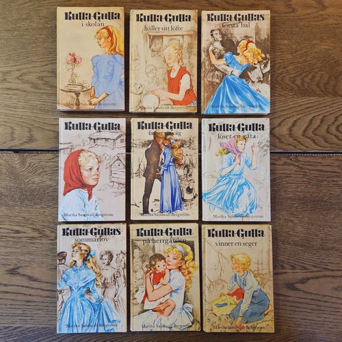Kulla-Gulla - 9 volymer - Martha Sandwall-Bergström