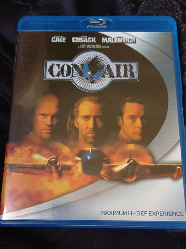 Con air | Svensk utgåva | Nicholas Cage | John Cusack | John Malkovich.