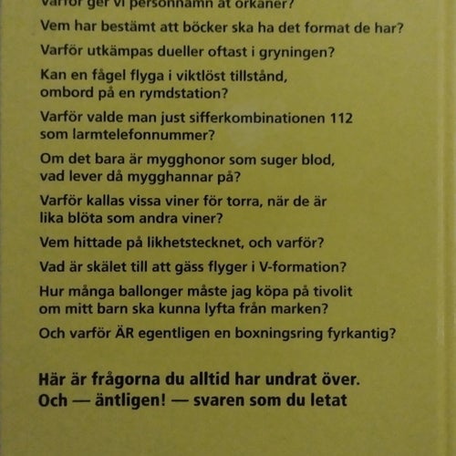 Varför är en boxningsring fyrkantig? av Dan Glimne
