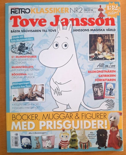 Tidningen Retro Klassiker Nr 2 Tove Jansson 2014 - fuktskadat exemplar billigt