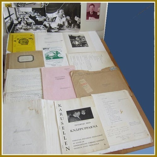 SUNE MANGS MEMORABILIA/BILDER,MANUSARm.m.m.m.m.m.m