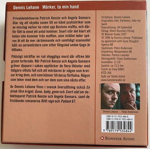 Ljudbok. Mörker, ta min hand av Dennis Lehane. Deckare