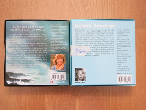 Nora Roberts - Överlevaren & Flammande skyar (Ljudböcker)