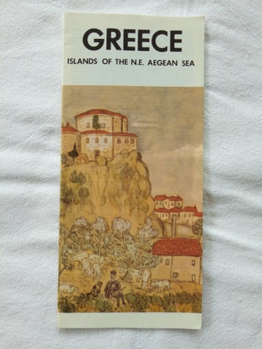 Reseguide - GREECE Islands of the N.E. Aegean Sea Grekland 1983 Vintage Folder