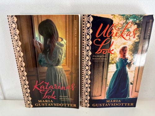 4 x Maria Gustavsdotter - Ulrikas / Katarinas / Ebbas bok + boken om Jonas