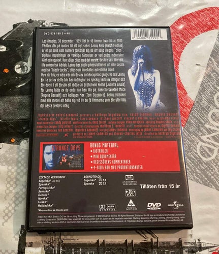 STRANGE DAYS - EN BITTER SMAK AV VERKLIGHETEN (1995) SVENSK UTGÅVA MKT FIN!