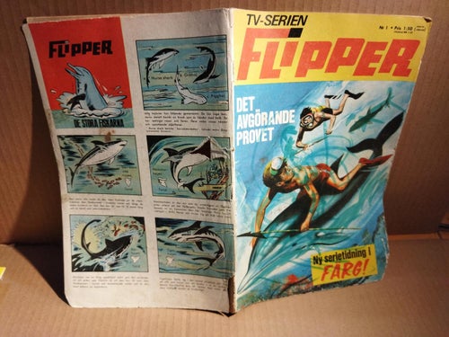 TV-serien Flipper nr 1 Det avgörande provet, lässkick