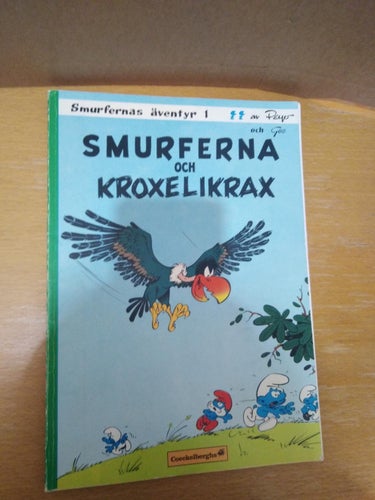 Smurfernas äventyr 1 smurferna och kroxelikrax 1975 första upplagan
