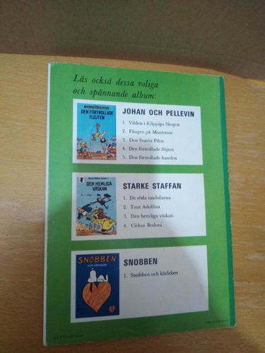 Smurfernas äventyr 1 smurferna och kroxelikrax 1975 första upplagan