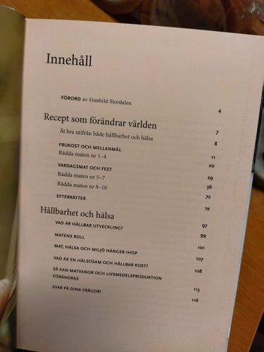 Recept som förändrar världen av Johan Rockström. Bok. Very Fine plus