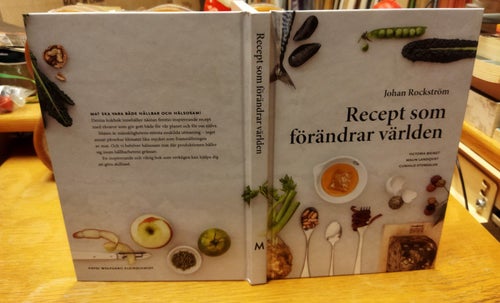 Recept som förändrar världen av Johan Rockström. Bok. Very Fine plus