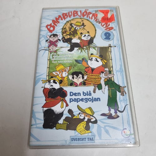 Bambubjörnarna 2 Den blå papegojan VHS film