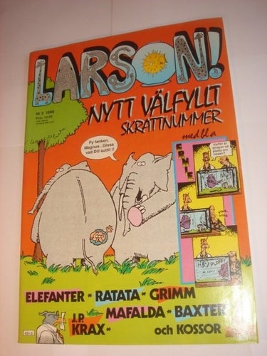 LARSON (svensk) NY OLÄST Nr 3 1988