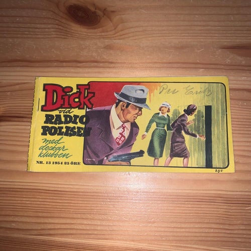 Dick vid radiopolisen 1954 nr 13 (baksidan saknas)