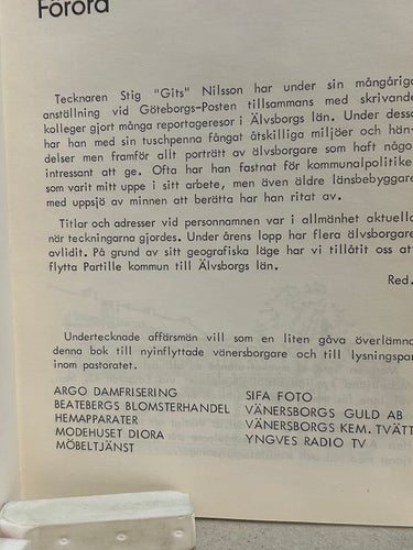 Med ritstift genom Älvsborgs län av Stig "Gits" Nilsson, bok, Very good plus