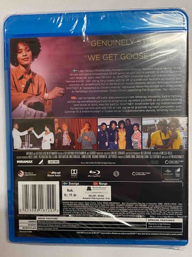 Blu-ray Whitney Houston INPLASTAD