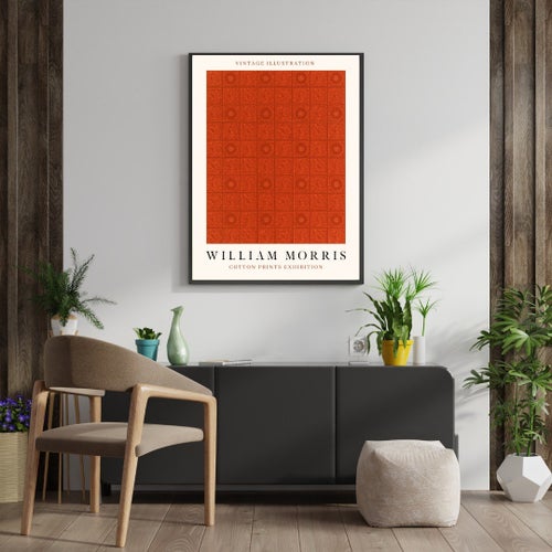 William Morris Natur Vintage Poster – Blommig Stil