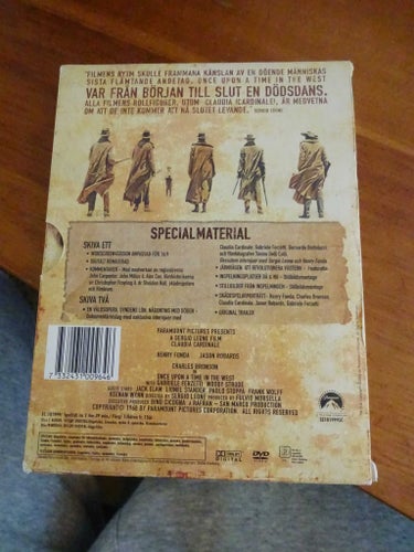 Mycket fin Once upon a time in the west Collector's Edition svensk utgåva