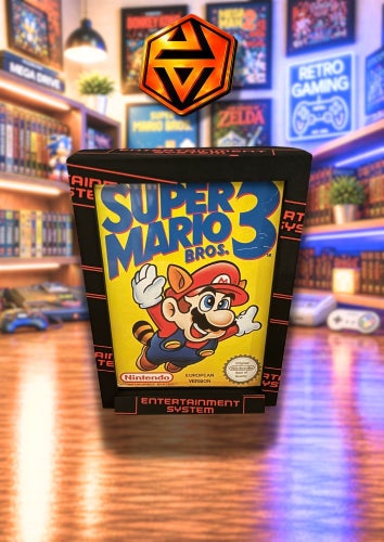 Nintendo 8-Bit spelställ / Display box. Skyddsbox medföljer!