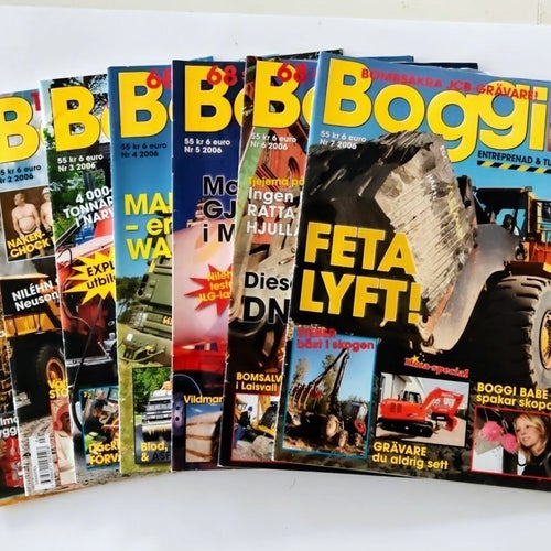 Boggi 2006 – PREMIÄRÅRET! Komplett årgång (7 nr)