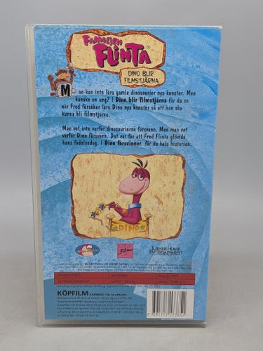 Familjen Flinta - Dino blir filmstjärna - Svenskt tal - VHS